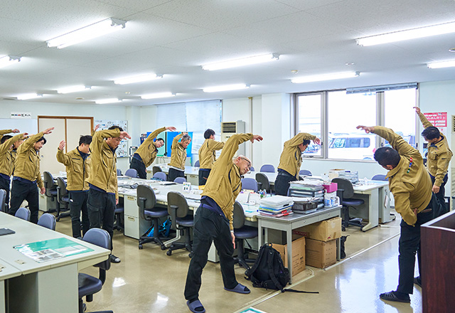 健康経営に取り組む職場環境