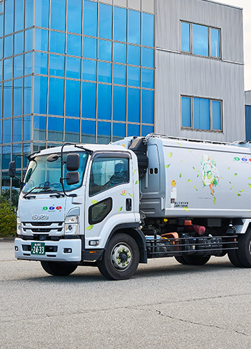一般廃棄物収集運搬サービス ゴミ収集車両