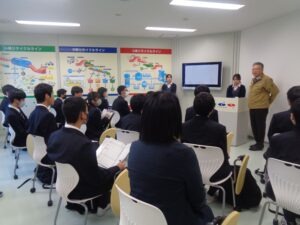 富山県立富山高等支援学校様が見学に来社されました