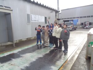 上市町立陽南小学校様が資源物を持ってきてくださいました！